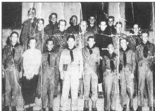 Bob Hogan’s Boy Scout Troup in Holdenville in the 1950’s. Included in the picture are Denny Anderson, Bill Warren, and Ralph Bowles.