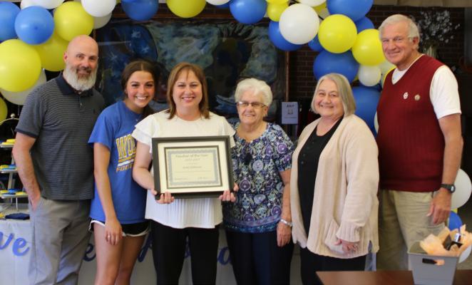 AMIE JOHNSON CHOSEN AS THOMAS TEACHER OF THE YEAR