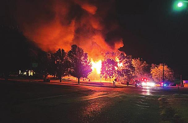 Fire Destroys Local Residence