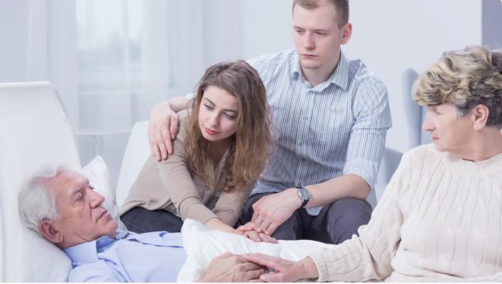 Family Torn Between Placing Grandpa In Hospice