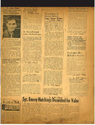 Editors Note: Whenever war has broken out, Hughes County Residents have answered the call. The news items on this page are from the 1943 Holdenville News. We will have many more stories about our patriots in the days to come leading up to our 250th Anniversary as a Nation on July 4, 2026