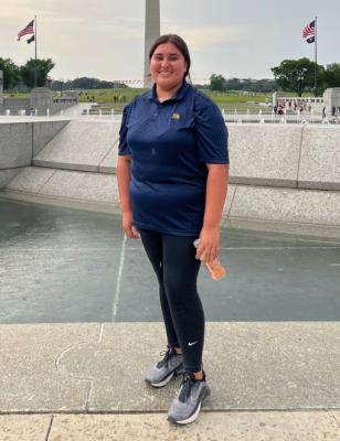 FFA President Eliza Maylen was the first Holdenville student to ever be selected for the National FFA Band.