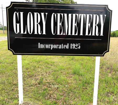 Glory Cemetery is a Labor of Love Most Area Rural Cemeteries Need Financial Assistance