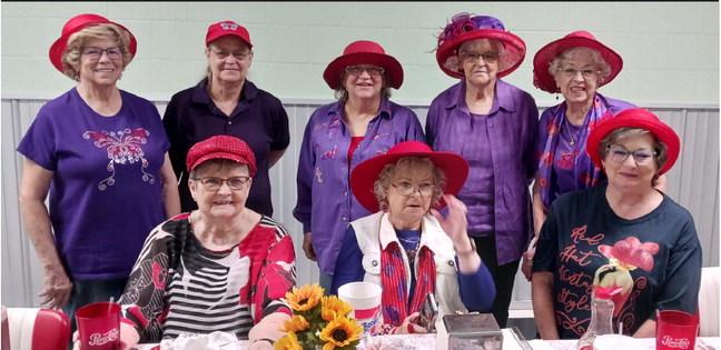 HUGHES COUNTY RED HATS GATHER IN AUGUST