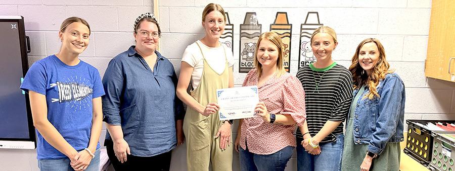 Elizabeth Nicolls, Tristan Laster, Mikela, Lee, Chelsea Dyer, Abby Freeman, Elisha Lunsford, Jenna Dockrey Regulate to Educate: Creating calm-safe spaces and sensory supports for student success Reed $674.95. Not Pictured: Beverly Sanford, Elizabeth Nicolls Supporting Sensory Regulation through Noise Reduction Headphones Reed $68.88