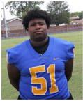 Dierre Olden first team all-district offensive line