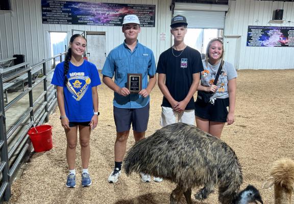 MOSS AGGIE OLYMPICS WAS A HUGE SUCCES. Both the first and second place Moss Teams competing against each other in quiz bowl. 1st place Quiz Bowl Team pictured above: Tara Keesee, Lathan Rogers, Tredyn Armstrong, and Annebel Parker.