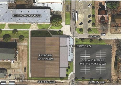 The Holdenville School District is asking voters to decide a proposed $18.5 million bond on Sept. 9 that would fund a new gym and event center, along with other school improvements. The project would also close the 400 block of North Oak Street and one block of 10th Street.