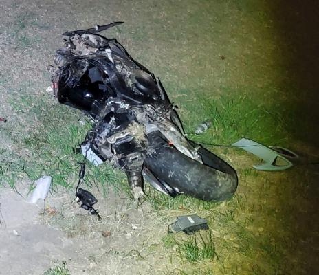 MOTORCYCLE WRECK ON EAST HIGHWAY IN HOLDENVILLE