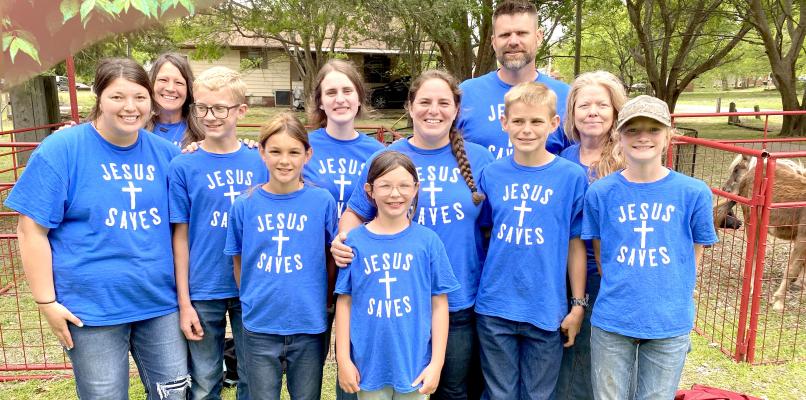 A LARGE CROWD ATTENDED THE HARVESTIME CHURCH PETTING ZOO SATURDAY