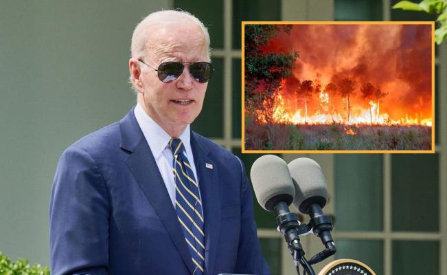 BIDEN ANNOUNCES BY 2025 ALL WILDFIRES MUST BE ELECTRIC