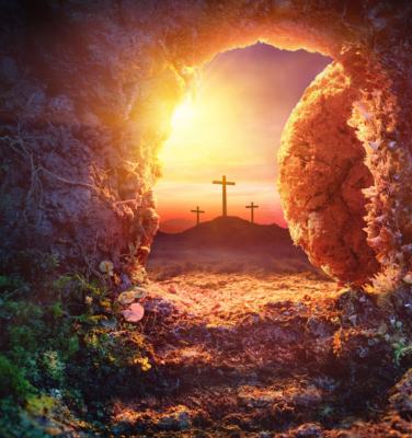 WHY DO YOU SEARCH FOR THE LIVING AMONG THE DEAD? JESUS IS NOT HERE, HE IS RISEN!