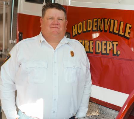 HOLDENVILLE FIRE CHIEF SHELTON FOSTER SET TO RETIRE FROM FIRE DEPARTMENT AFTER 25 YEARS OF SERVICE