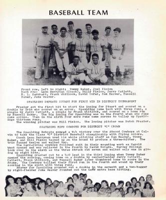 Looking back...Spaulding Eagles 1959
