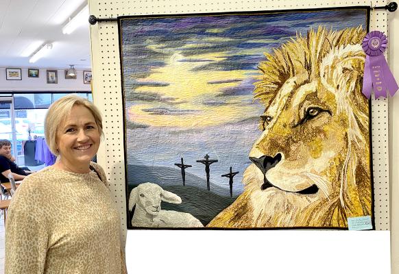 Lion of Judah, Lamb of God by Cathy Daniels won the Advanced Best of Show during the HSPS Spring Art Show. (Additional Photos Pages 8 &amp; 9)