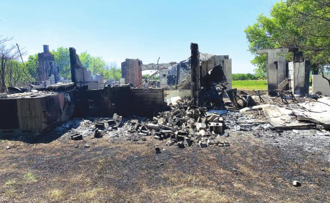 House Destroyed in Sunday Blaze