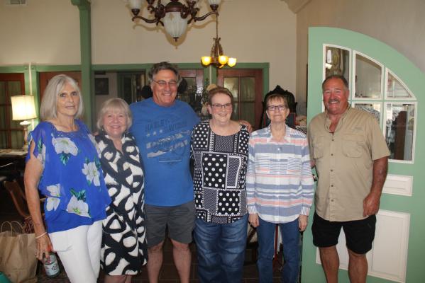 Denise Allen, Teresa Washburn, Bruce Byerly, Peggy O’Kelly, Jumper Ingram, and Claud Byerly