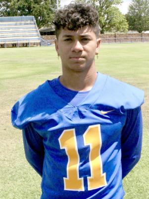 Holdenville quarterback # 11, Izaia King, is the Holdenville News Scholar Athlete of the Week. Izaia carries a perfect straight A average.