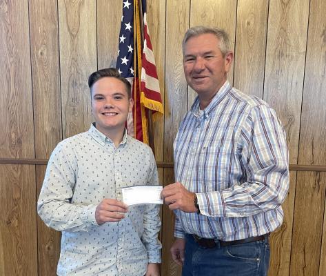 DAVID OLNEY RECEIVES $500 SCHOLARSHIP FROM STATE REPRESENTATIVE DAVID SMITH FOR HIS WINNING ESSAY: “WHAT AMERICA MEANS TO ME”