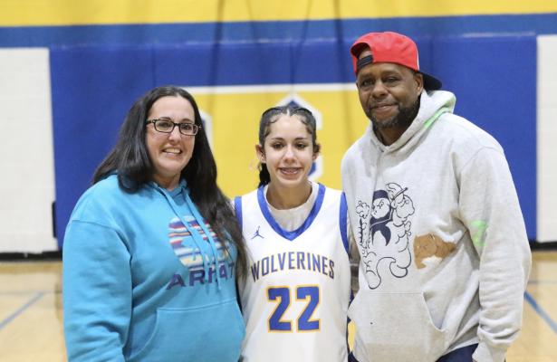 Blakeli Whiteman with Parents Tramble and Allison