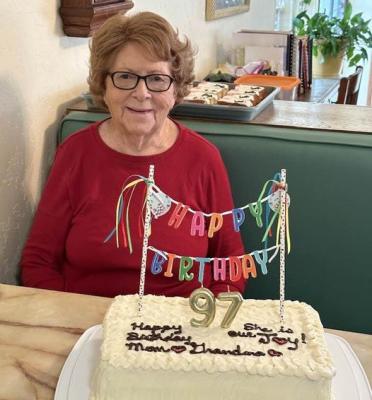 JOY SIMMONS TURNS 97