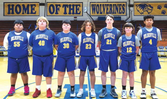 8th grade boys basketball finished the season 10-7