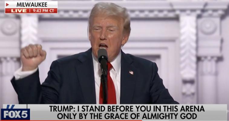 	‘I’M NOT SUPPOSED TO BE HERE’: TRANSFORMED TRUMP DELIVERS POIGNANT CONVENTION ADDRESS