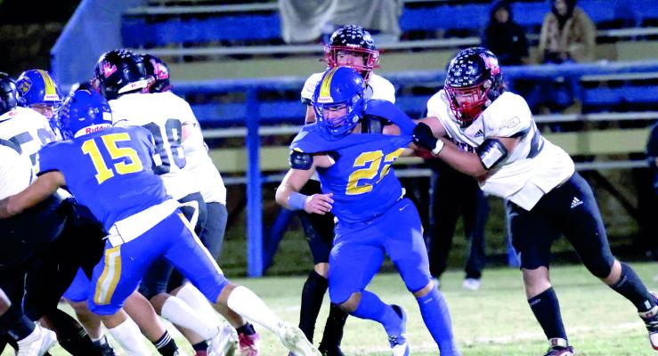 HOLDENVILLE WINS ROUND ONE! THEY WILL HOST THE STATE QUARTERFINAL GAME AT WOLVERINE STADIUM THIS FRIDAY NOVEMBER 22