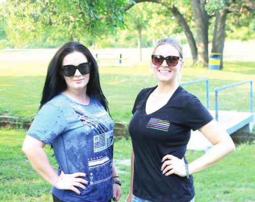 Amber Hunter and Michelle Rhinehart hostesses of the event.