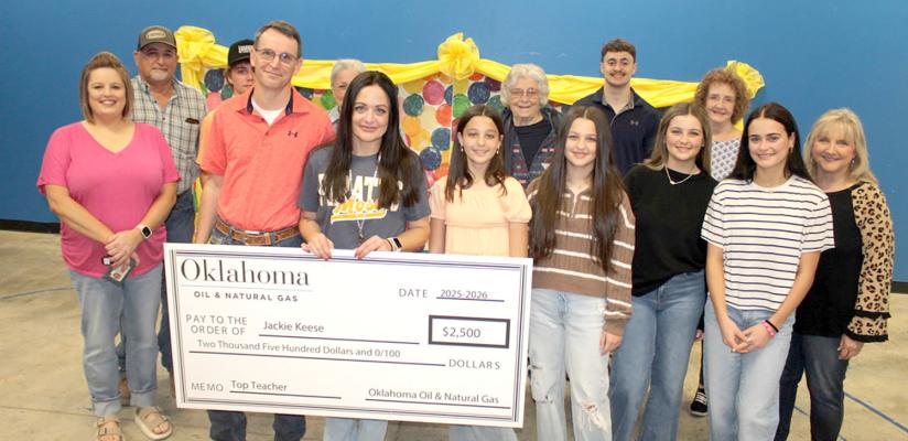 JACKIE KEESEE NAMED OERB TEACHER OF THE YEAR