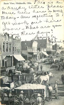 Street view of Holdenville