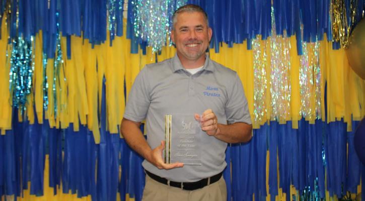 Steve Spangler earned the 2022-2023 High School Teacher of the Year Award.