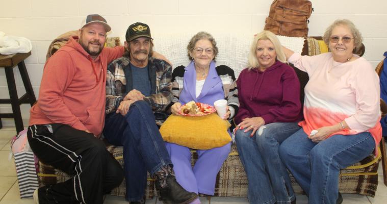 Dorothy’s children were all in attendance as they honored their mom on her special day. They are pictured above (L-R):Tony Carter, Don Carter, Dorothy Carter, Joetta Wood, and Janice Bryant
