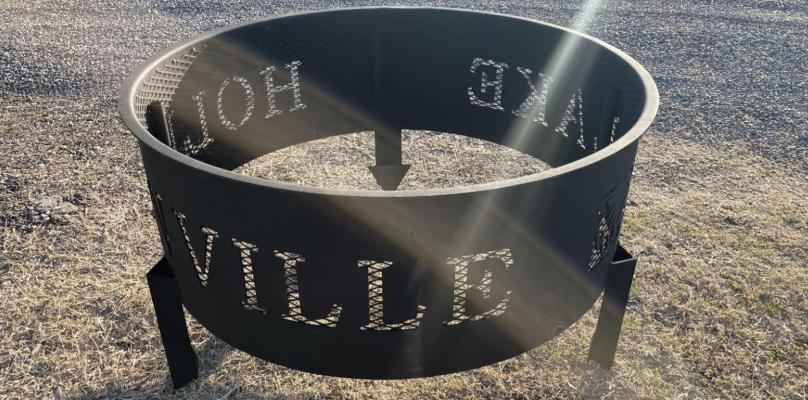 New Fire Pits at Holdenville Lake