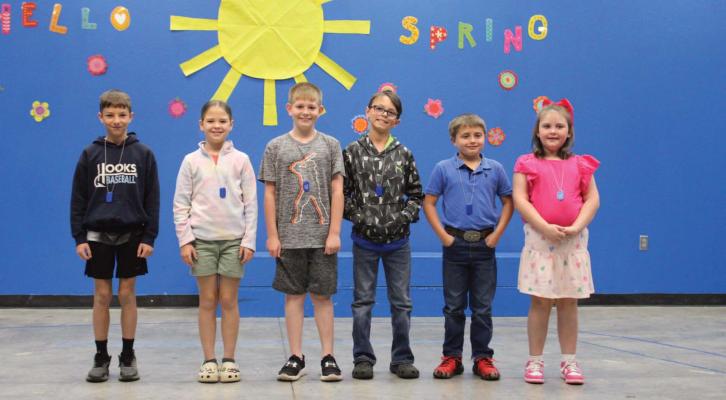 MOSS TOP AR. Ryder Mudd, Elliana Odum, Jaxton Tyra, Ryder Allen, Declan Teague, Rylee Pitts.