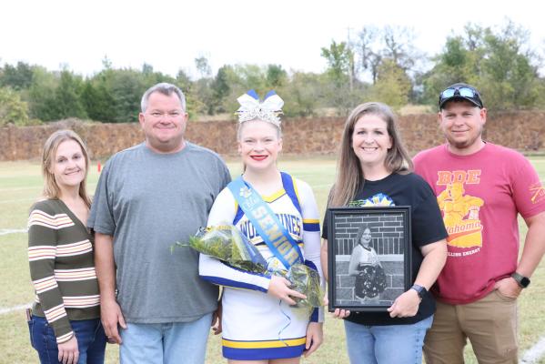 Chloe Allison with her family