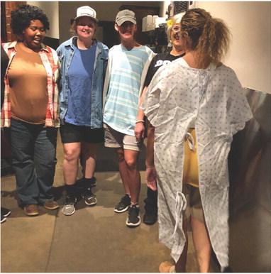 Things were breezy this Halloween at Rudy Alan’s Steakhouse as the staff all wore their costumes to work. Pictured above are Amy Lemmings, Taylor Lowe, Maggie Zeier, Shelly Langwell, and Tena Inselman.