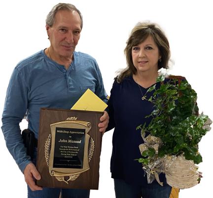 JOHN AND TONYA MASSAD HONORED WITH RECEPTION