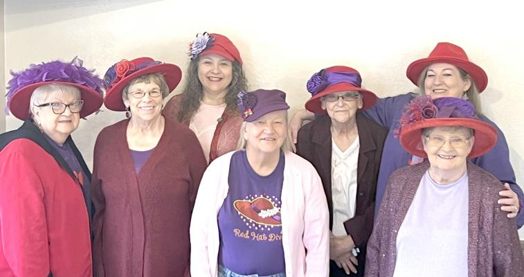 HUGHES COUNTY RED HATS MEET IN MARCH