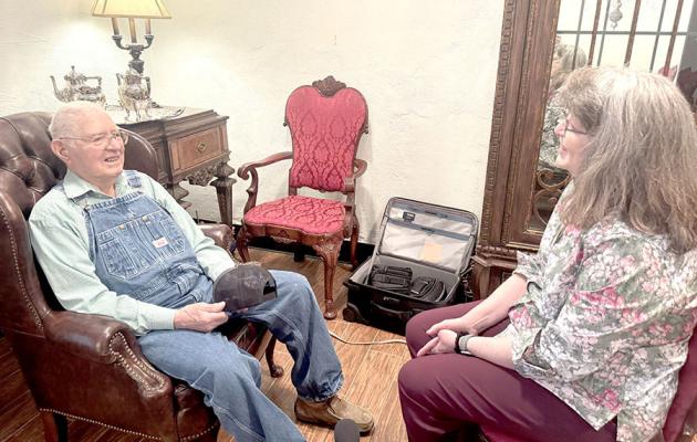 Tommy Robison, one of Hughes County’s oldest living residents, sits down for an interview with the Oklahoma Oral History Research Program (OOHRP), a research division of the Oklahoma State University Library, to share memories of Hughes County over the span of almost 100 years.