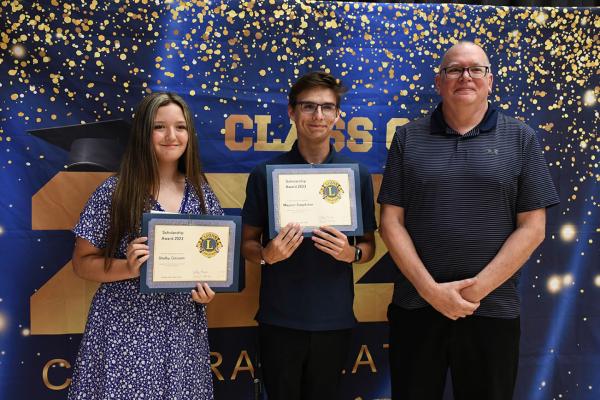 Lions Club Scholarship- Shelby Grissom &amp; Mayson Carpitcher