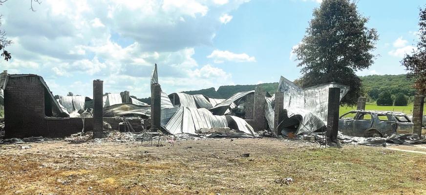 Hardwick home completely destroyed by fire