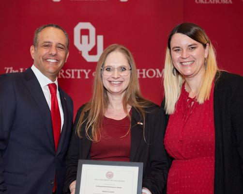 Holdenville Graduate Mandy Young Crocket Among Research Staff Honored with OU Staff Senate Awards