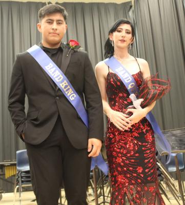 BAND ROYALTY! This year’s Christmas concert put on by the Holdenville Band was star-studded with many well-known and welldressed band members who participated in this year’s coronation. This year Aaron Gonzalez and Hailey Steele were crowned this year’s Band King and Queen.