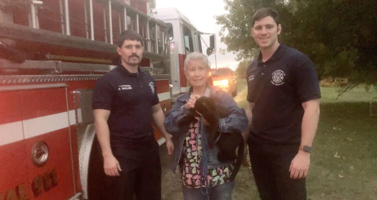 MELODY SUTER THANKFUL FOR HOLDENVILLE FIRE DEPARTMENT