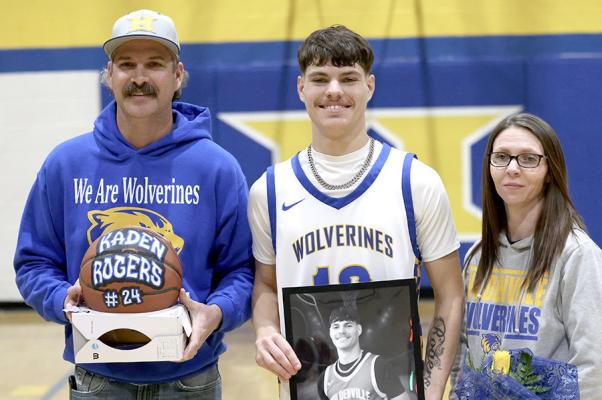 Kaden Rogers with Dad Jarred and Mom Shaina