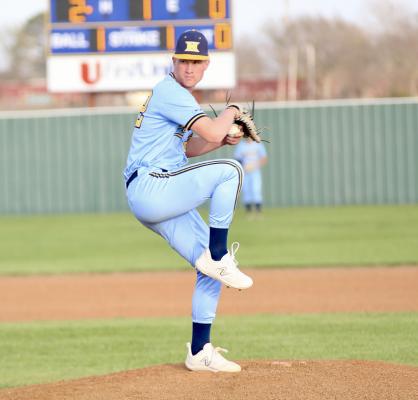 Bo Black started on the mound in Holdenville’s home opener game against Casady. The Wolverines posted 2 wins against 2 losses in the first week of the 2024 season.