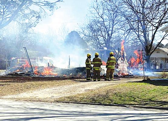 House Totally Destroyed in Sunday Fire