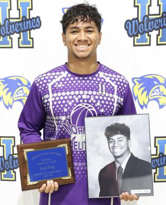 Izaia King has earned the right to join the Holdenville High School Athletic Hall of Fame.