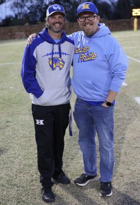 These two men made the fall of 2024 fun! Holdenville enjoyed an awesome football season! Wolverine football coach, David Barker and Golden Pride Band Director Sam Crosby united the Holdenville Community through their ability to produce a winning football team and a award winning band.